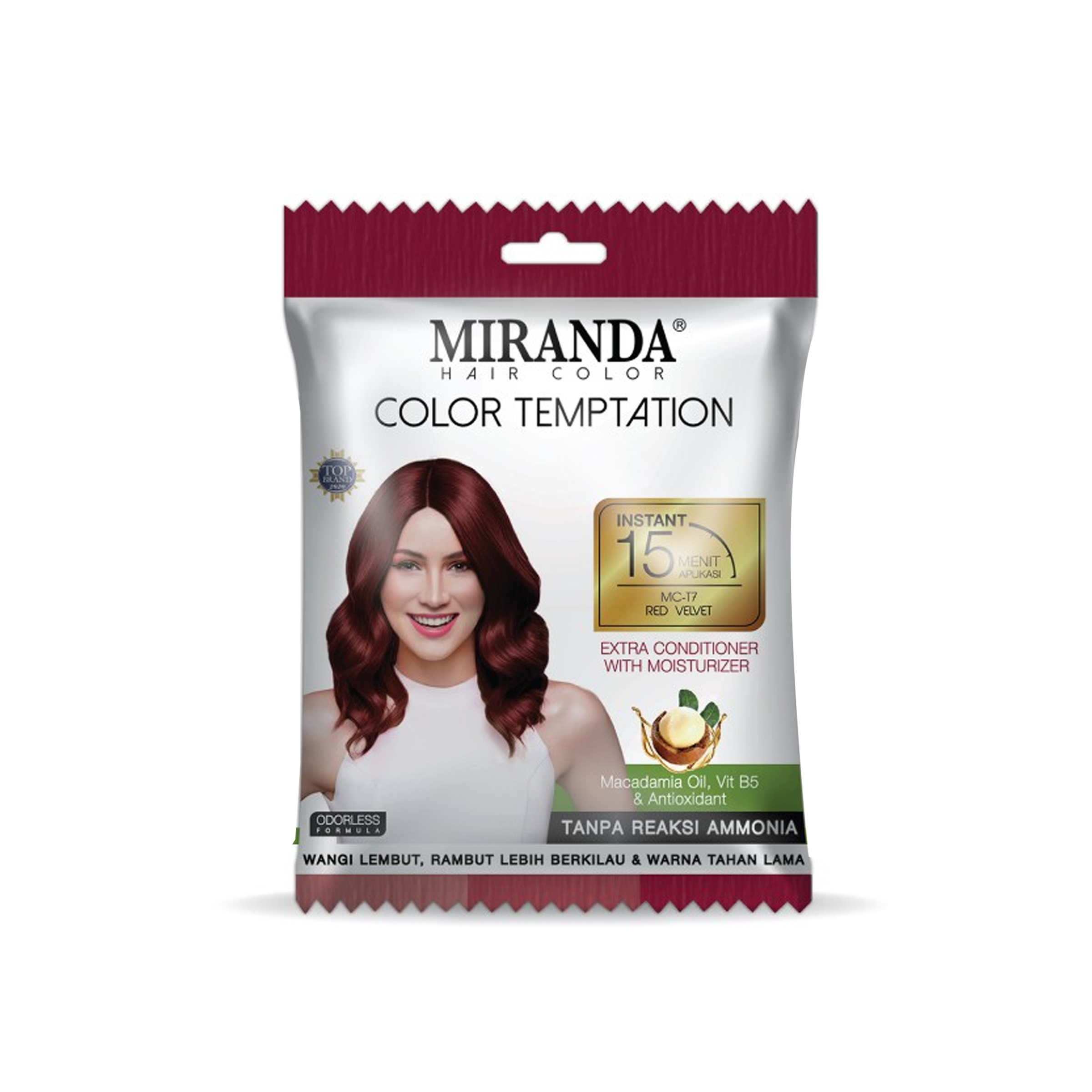 Miranda Hair Color Temptation MC T7 Red Velvet 20 ml