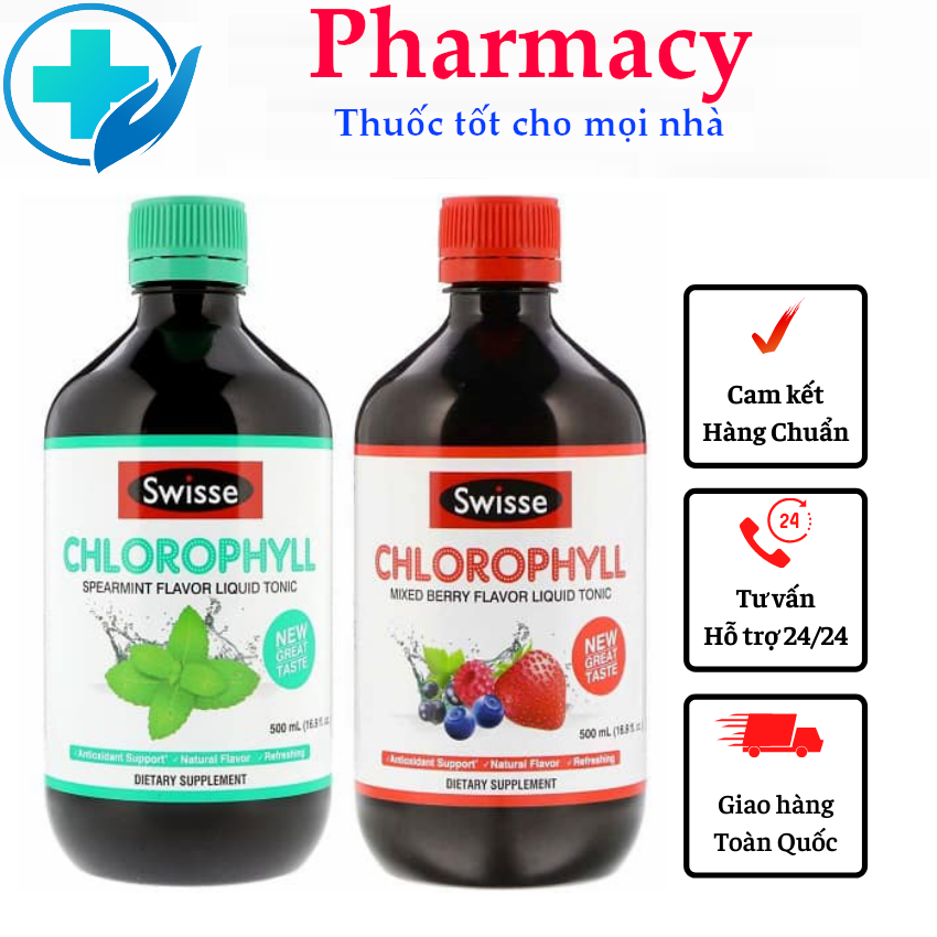 Nước Diệp Lục Swisse Chlorophyll 500ml