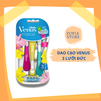 Dao cạo Venus Tropical 3 lưỡi nội địa Đức