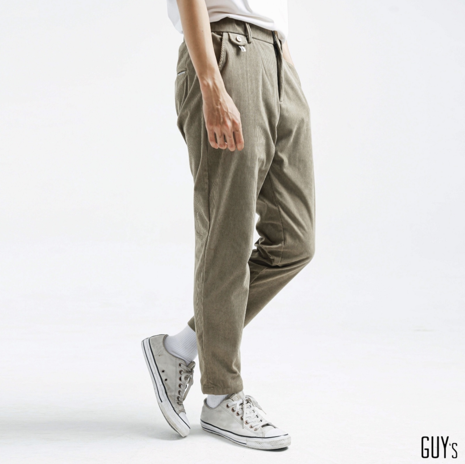 Quần Nhung Tăm Thomas Pants, Chất liệu tăm, Dáng slim fit tôn dáng, quần corduroy