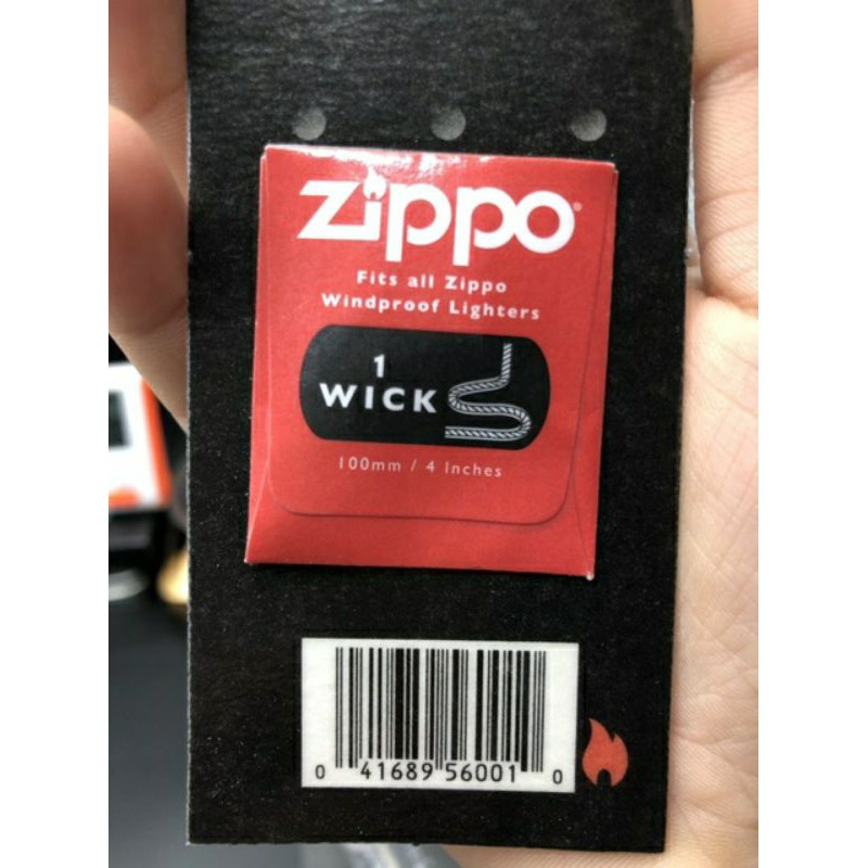 Tim (bấc) Zippo chính hãng USA, bấc Zippo có mã vạch, nguyên seal chính hiệu. Phụ kiện không thể thiếu khi sử dụng bật lửa Zippo