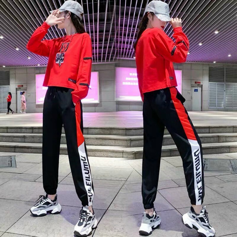 Quần jogger quần thể thao thun nỉ phối viền chất như nước cất TP19H