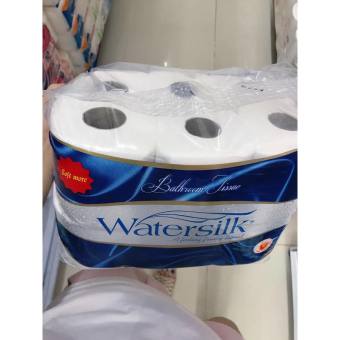 Giiấy Vệ Sinh Watersilk Bịch 12 Cuộn Có Lõi