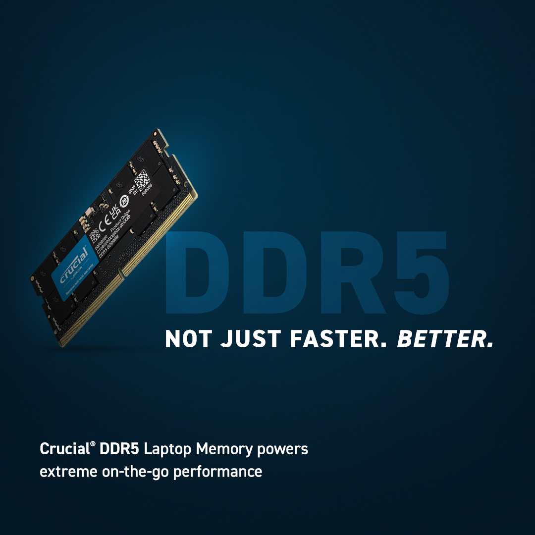Crucial 32GB DDR5-5600 SODIMM - CT32G56C46S5 | Lazada Singapore