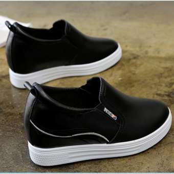 Giày sneaker nữ độn đế thêu đường chỉ nổi C08 form nhỏ 1 size