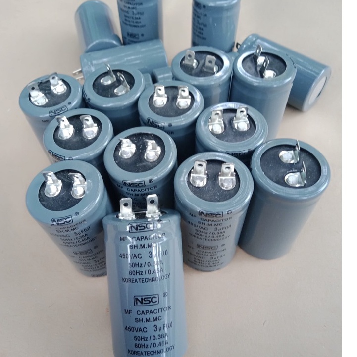 Tụ điện dầu 2uF-2.5uF-3uF-4uF-5uF/450V dùng cho quạt điện, máy bơm...
