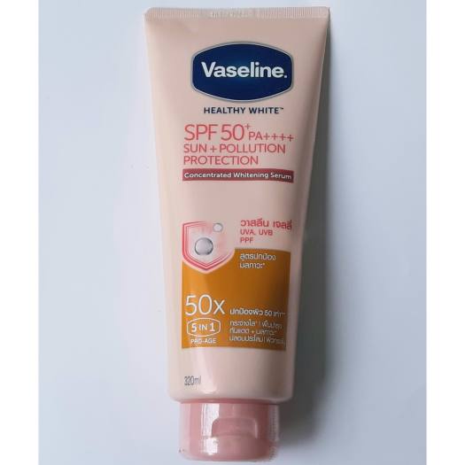 Sữa Dưỡng Thể Vaseline 50x SPF 50++ Tuýp to 320ml Thái Lan chính hãng ( VASALIN VASELIN VASALINE)