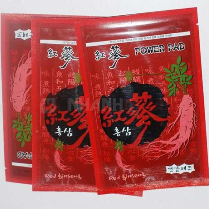 Cao dán hồng sâm power pad hàn quốc