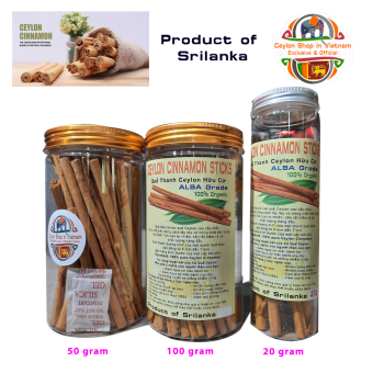 Ceylon Cinnamon Sticks ALBA Grade Organic