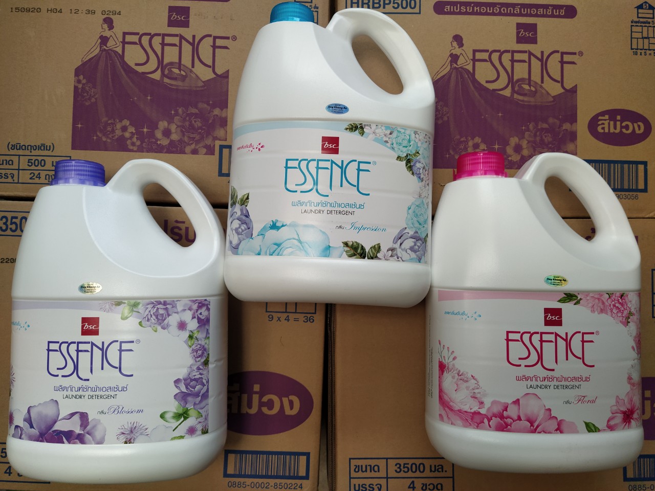 Nước giặt Essence 3000 ml nhập khẩu Thái Lan.