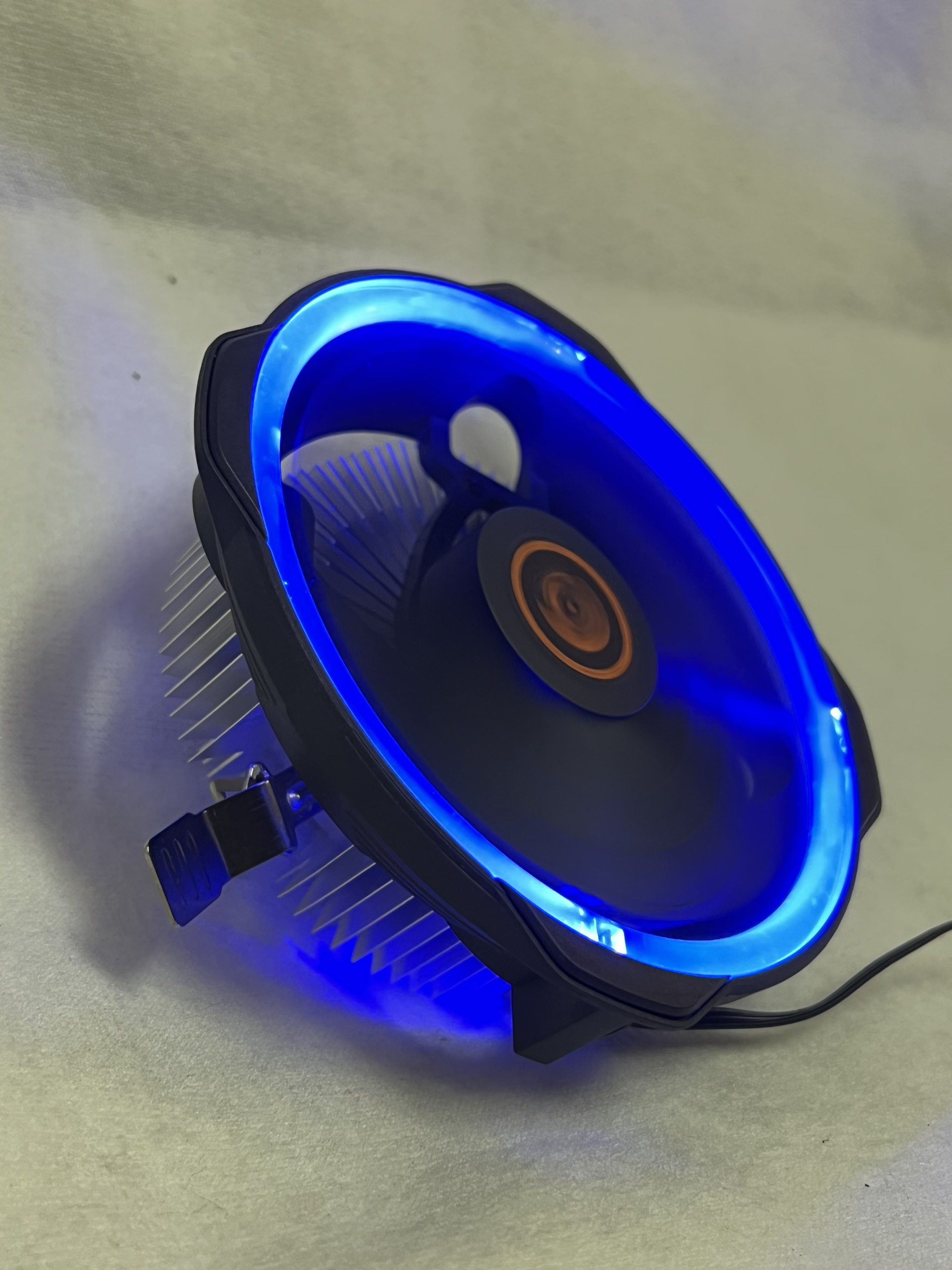 Fan tản nhiệt cpu starfish led xanh cực đẹp intel AMD siêu bền-F6