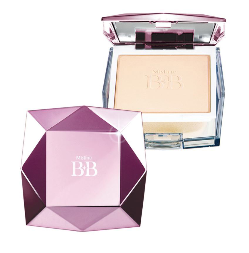 Phấn phủ mistine bb diamond super powder spf 25 pa++