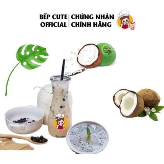 THẠCH DỪA NGON GIÒN MÁT GAN THANH NHIỆT GIÒN SỰT NGUYÊN LIỆU TỰ PHA TRÀ SỮA BẾP CUTE OFFICIAL