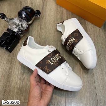 Giày Sneakers Nam Nữ Quai Dán L.V full size 35-43