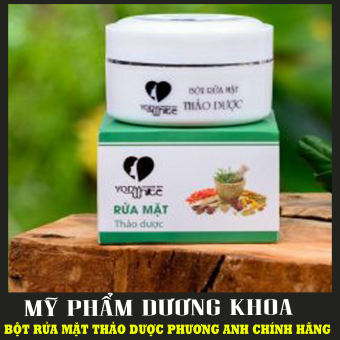 Bột rửa mặt Yody White Phương Anh - Bột Thảo Dược Rửa Mặt PHƯƠNG ANH- Giúp sạch da chống lão hoángăn ngừa mụn