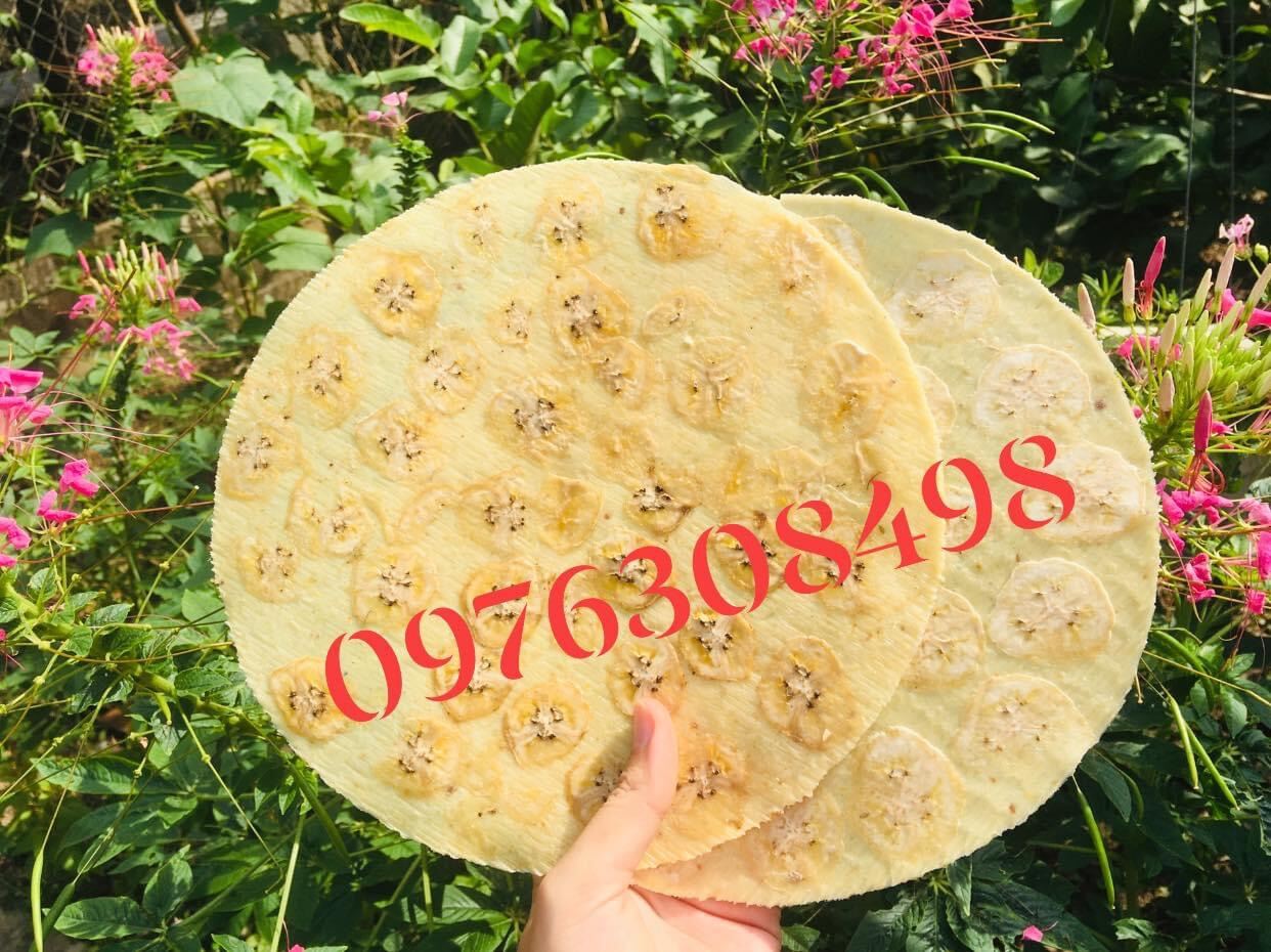 Bánh phồng chuối chưa nướng
