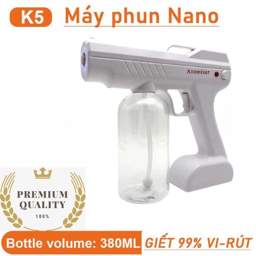 No  Súng Xịt Khử Khuẩn Atomizer - Máy Phun Sát Khuẩn Cầm Tay Nanomax Diệt Sạch Vi Khuẩn - Bảo Hành 6 Tháng
