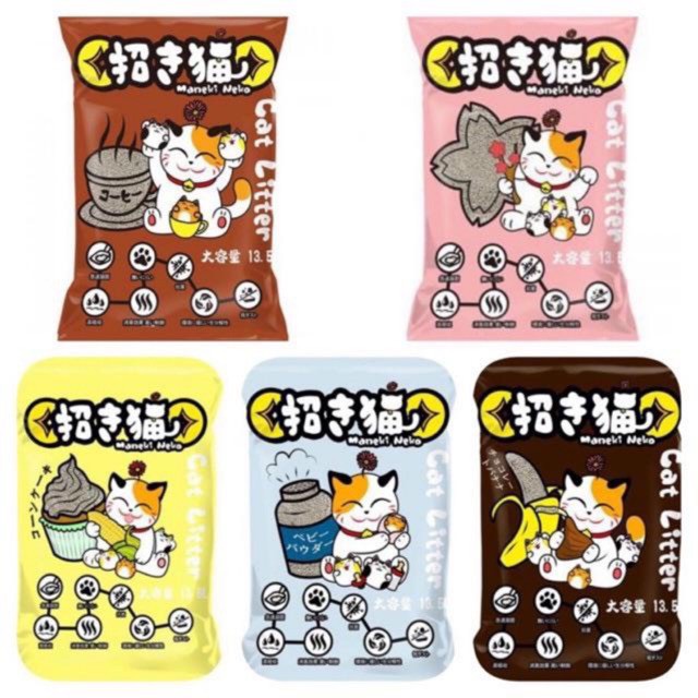 Cát mèo maneki neko