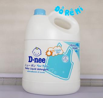 Nước giặt xả Dnee 3000ml - Màu xanh
