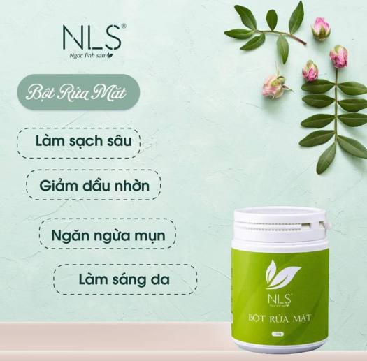 Bột rửa mặt thảo dược thiên nhiên Ngọc Linh Sâm 150gram