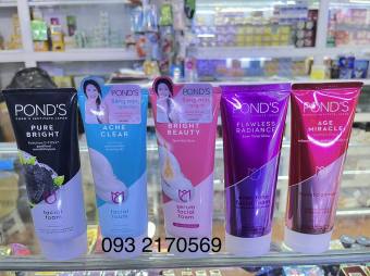 Ponds sữa rửa mặt trắng da cao cấp 100ml
