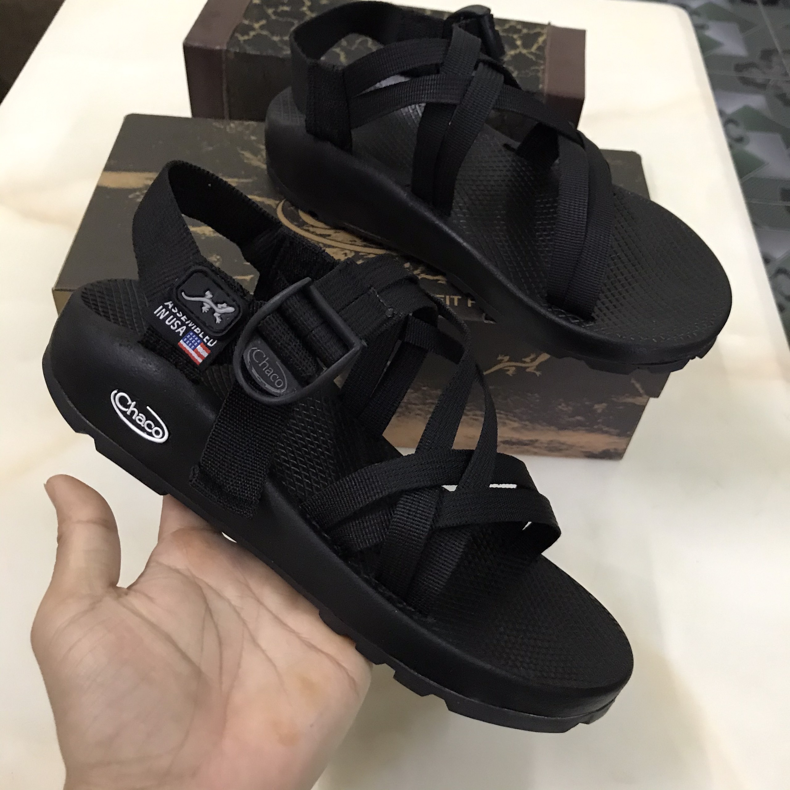 Dép sandal nam chaco hương thơm quế new ch01