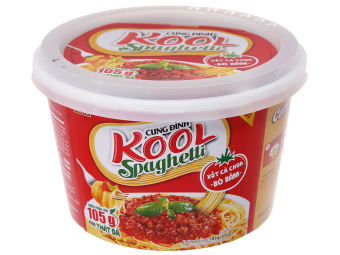 Thùng 12 tô mì trộn Cung Đình Kool Spaghetti 105g