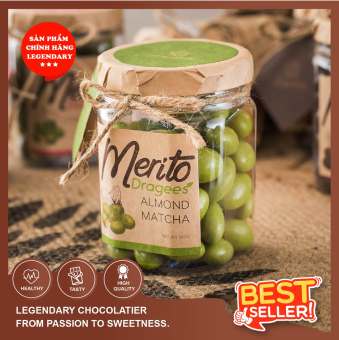 Socola Legendary - Dragees Socola bọc hạnh nhân vị Trà xanh 180g