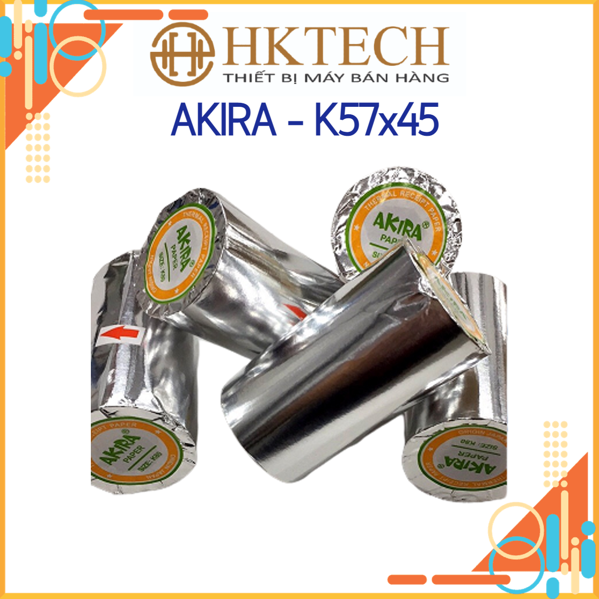 Giấy in hoá đơn nhiệt Akira k57x45