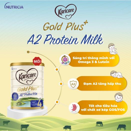 Sữa Karicare Gold Plus A2 Protein số 3 ( hộp 900g ) - Nhập khẩu Úc