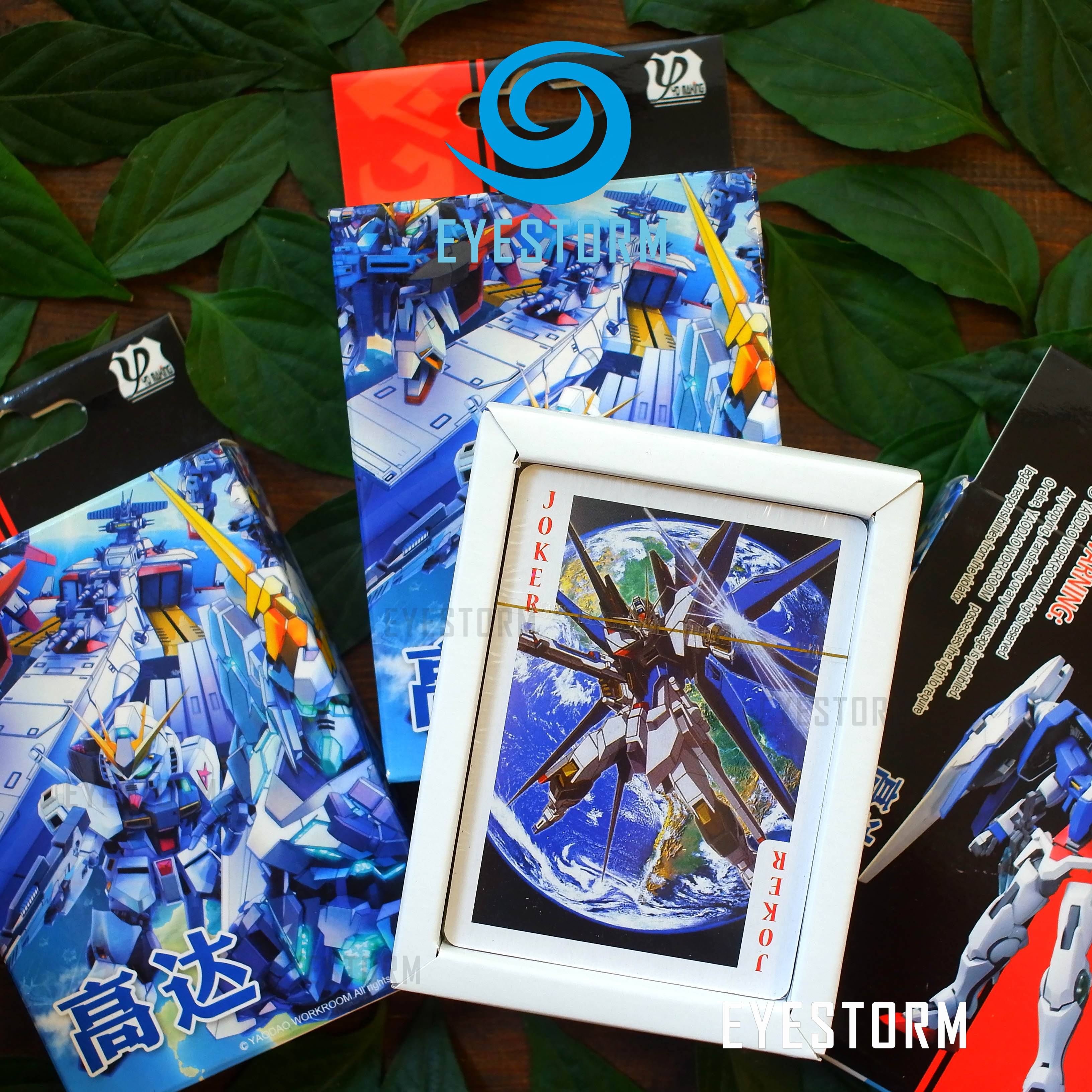 Bài tây anime manga, tú lơ khơ Gundam, Poker YW - 54 lá