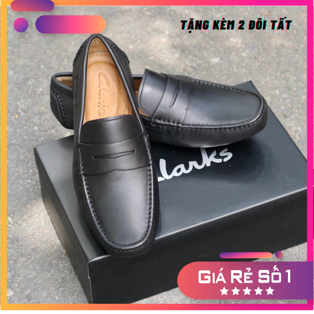 Giày lười nam da bò cao cấp, nhập Thái Lan Full hộp, bảo hành 2 Năm, mã SP CL04D