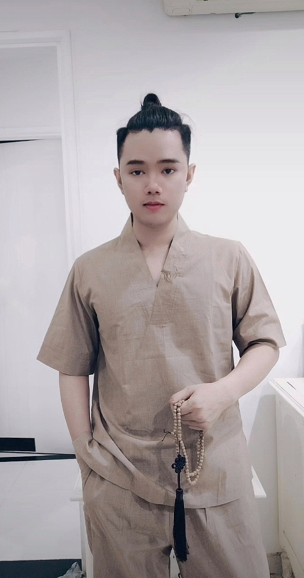 Đồ lam đi chùa # nam thiền thêu