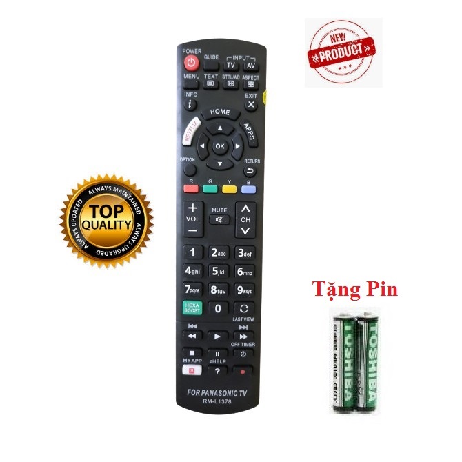 Điều khiển tivi Pa_na_so_nic RM-L1268 - Hàng tốt