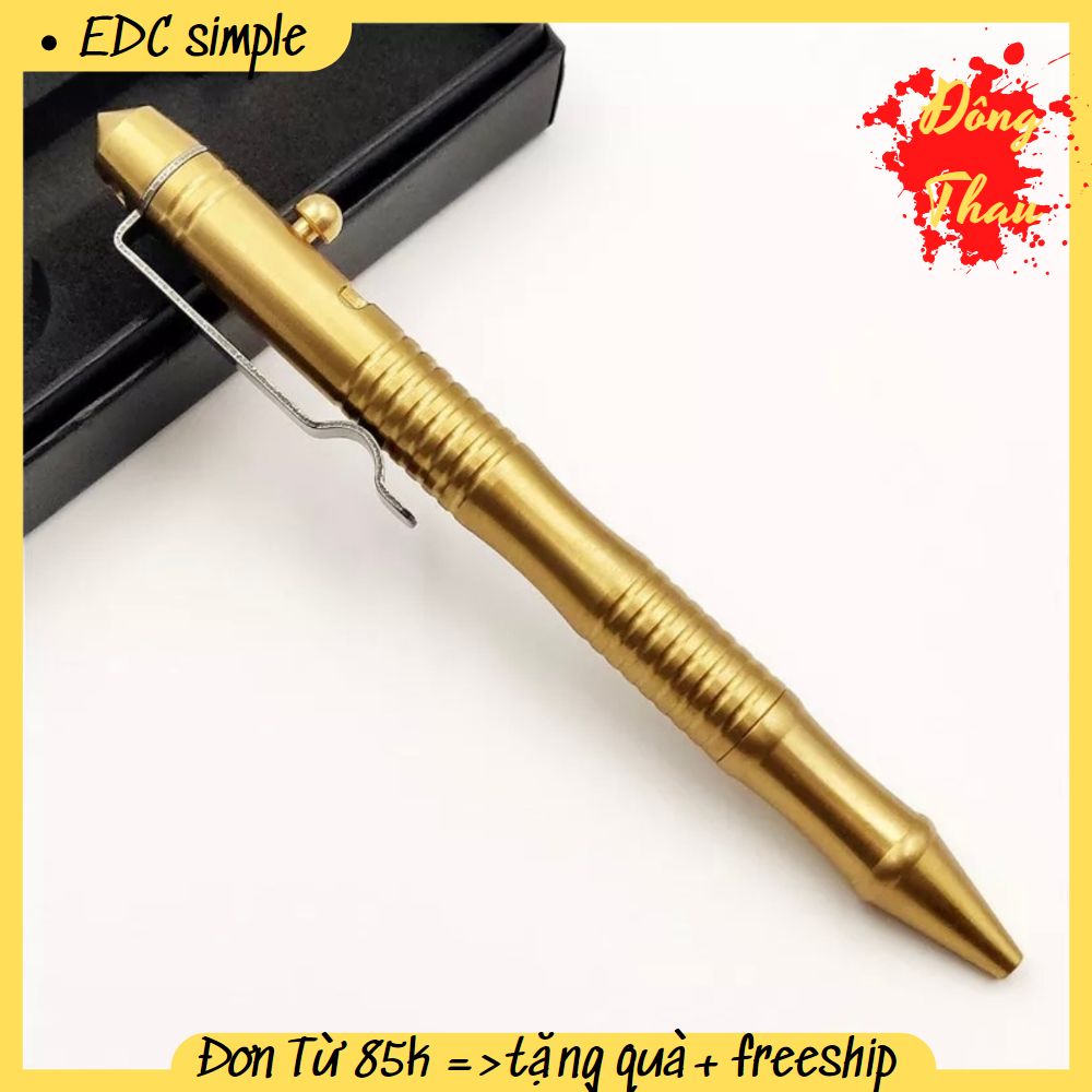 Bút ký bằng đồng nguyên khối , bút đồng edc chất liệu bằng đồng dùng làm bút ký , bút viết cực đẹp