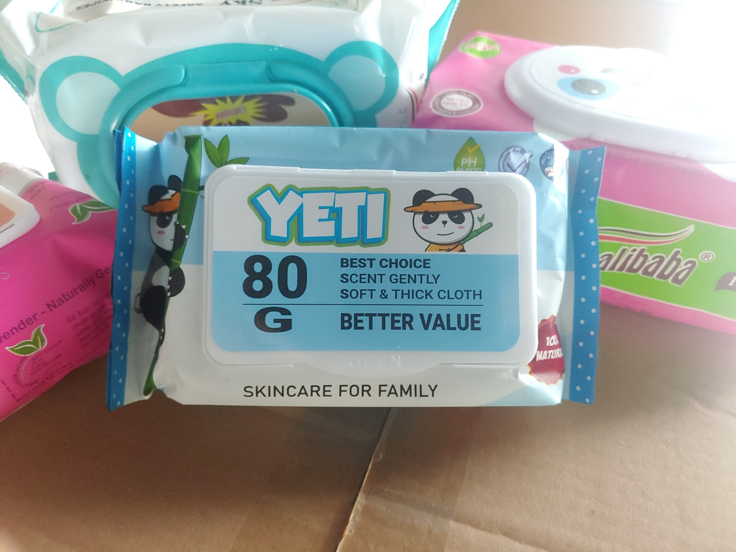KHĂN ƯỚT YETI 80G