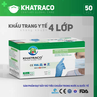 Hộp Khẩu Trang Y Tế Khatraco Shelton 50 chiếc, Khẩu trang 4 lớp, Khẩu trang y tế, Khẩu trang kháng khuẩn, Khẩu trang hộp 50, Khẩu trang than hoạt tính, Khẩu trang n9, Khẩu trang y tế 4 lớp