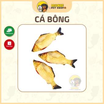 Cá nhồi bông đồ chơi cho mèo