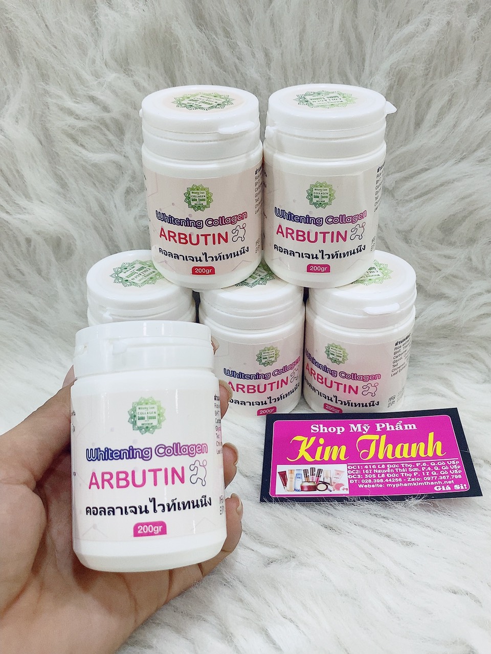 Kích trắng Arbutin Colagen Thái Lan