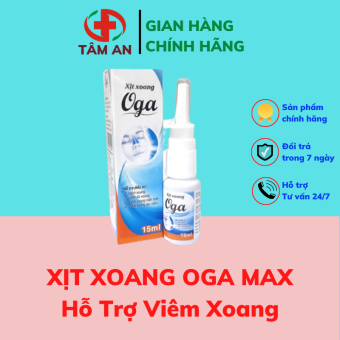 Xịt Xoang Oga Max – Hỗ Trợ Điều Trị Viêm Xoang