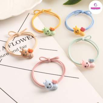 Thun cột tóc nữ nhiều màu xinh xắn phong cách Hàn Quốc M07