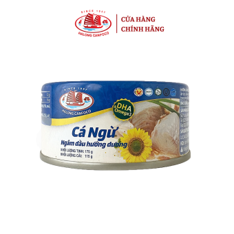 Cá Ngừ Ngâm Dầu Hướng Dương 175g - Đồ Hộp Hạ Long