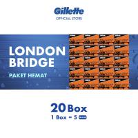 Gillette London Bridge Isi Ulang Silet Pencukur 20x5 pcs