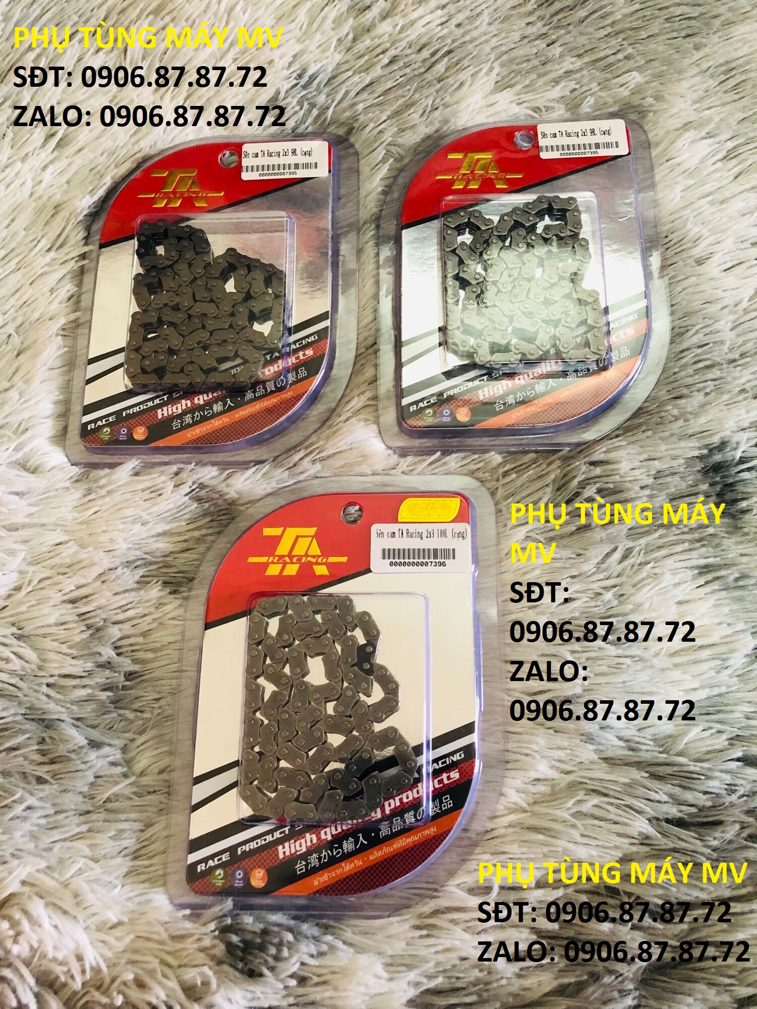 Sên cam 96/98/100 ta speed cho xe ex135/150