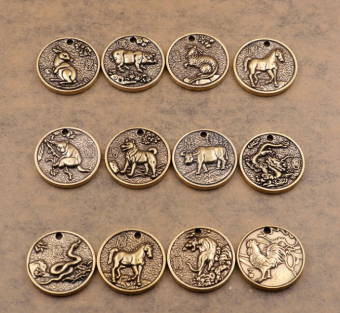 Mặt Dây Chuyền 12 Con Giáp Bằng Đồng Cao Cấp