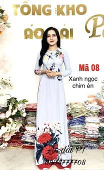 ÁO DÀI LỤA NHẬT IN 3D SIÊU XUẤT SẮC