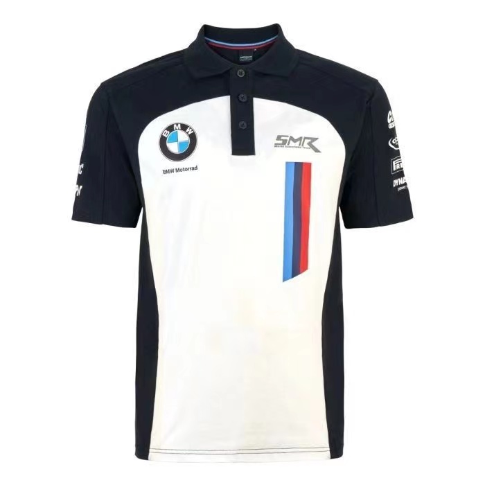 Moto gp quần áo đội đua quần áo nhà máy áo thun polo áo thun đua xe áo sơ mi văn hóa thường ngày tay ngắn lái xe mô tô