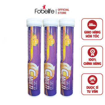 Viên sủi bổ sung vitamin C MULTI-C tuýp 20 viên