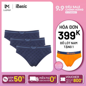 Combo 3 quần lót nam không đường may Brief Seamless iBasic PANM094