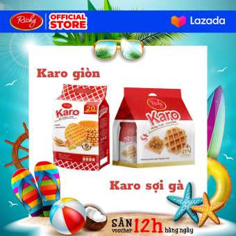 Combo bánh Karo sợi gà- Karo giòn thơm ngon